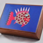 Annabella Box with “Spotted Fish” Art