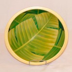 Palm Leaf Wooden Bowl