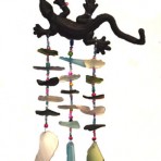 Lizard Sea Glass Mobile
