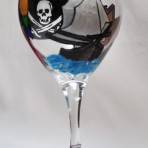 Pirate Wine Glass