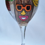 Tiki Wine Glass